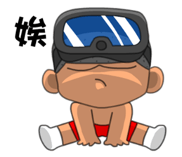 Taiwan Army Frogman sticker #8047272