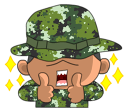 Taiwan Army Frogman sticker #8047288