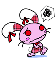 Love rabbit sticker sticker #8047338