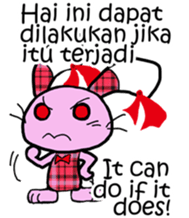 Love rabbit sticker sticker #8047348