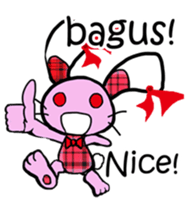 Love rabbit sticker sticker #8047363