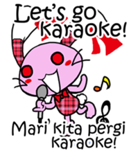 Love rabbit sticker sticker #8047364