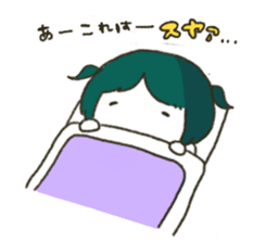 modern women&round sticker #8047415