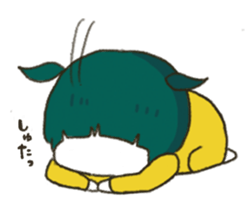 modern women&round sticker #8047429