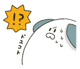 modern women&round sticker #8047431