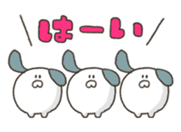 modern women&round sticker #8047433