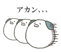 modern women&round sticker #8047434