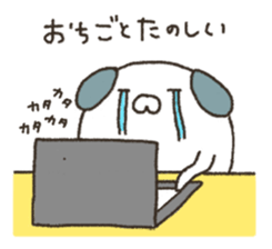 modern women&round sticker #8047442