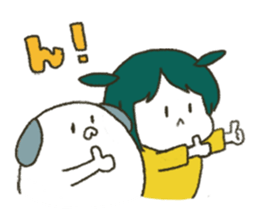 modern women&round sticker #8047448