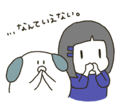 modern women&round sticker #8047450