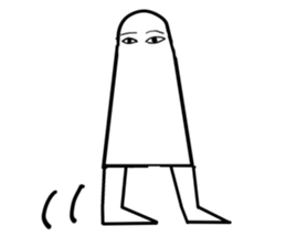 Funny Medjed sticker #8047452