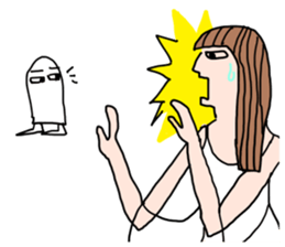 Funny Medjed sticker #8047453