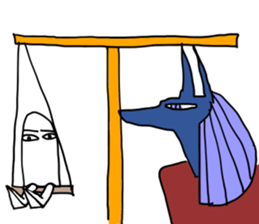 Funny Medjed sticker #8047459