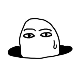 Funny Medjed sticker #8047460