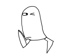 Funny Medjed sticker #8047467