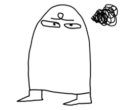 Funny Medjed sticker #8047468