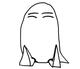 Funny Medjed sticker #8047470