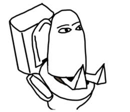 Funny Medjed sticker #8047477