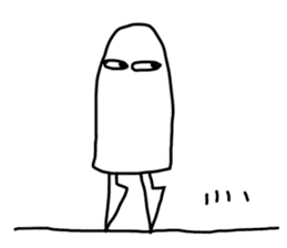 Funny Medjed sticker #8047478