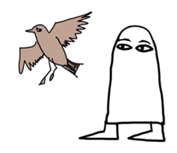 Funny Medjed sticker #8047491