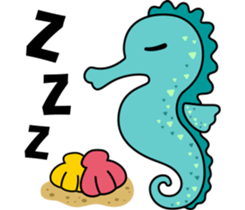 Hippocampus Daily Life sticker #8047556