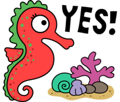 Hippocampus Daily Life sticker #8047557