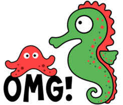 Hippocampus Daily Life sticker #8047558