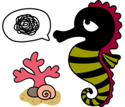 Hippocampus Daily Life sticker #8047566