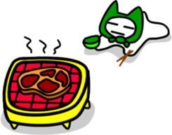 a-hold character like a cat sticker #8047656