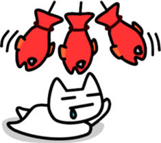 a-hold character like a cat sticker #8047662