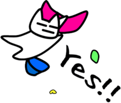 a-hold character like a cat sticker #8047664