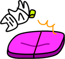 a-hold character like a cat sticker #8047665
