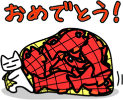 a-hold character like a cat sticker #8047670