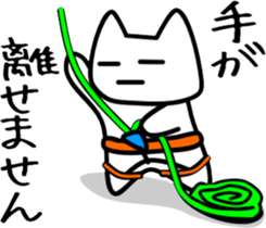 a-hold character like a cat sticker #8047672