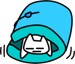 a-hold character like a cat sticker #8047677