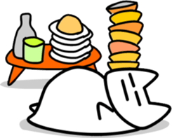 a-hold character like a cat sticker #8047681