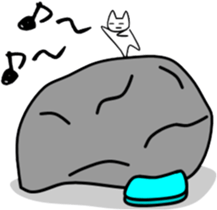 a-hold character like a cat sticker #8047684