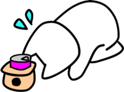 a-hold character like a cat sticker #8047691