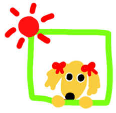 Dachshund JUDY AND LEO sticker #8048416