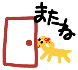 Dachshund JUDY AND LEO sticker #8048425