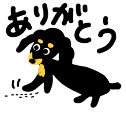 Dachshund JUDY AND LEO sticker #8048440