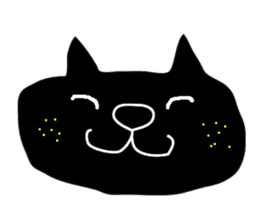 Kurosuke of Black cat sticker #8048453