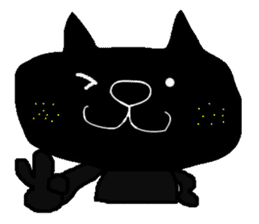 Kurosuke of Black cat sticker #8048455