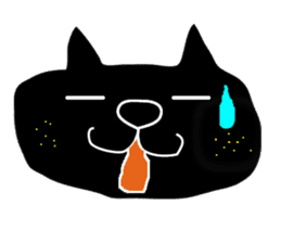 Kurosuke of Black cat sticker #8048458
