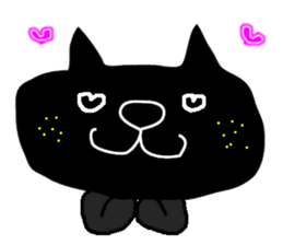 Kurosuke of Black cat sticker #8048462