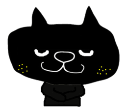 Kurosuke of Black cat sticker #8048468