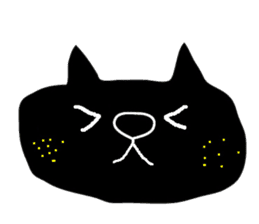 Kurosuke of Black cat sticker #8048470