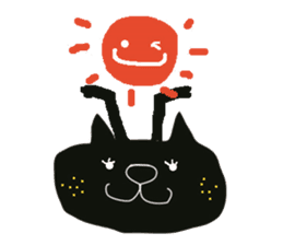 Kurosuke of Black cat sticker #8048472