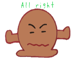 Yurutto O-chan. (English version) sticker #8048697