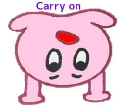 Yurutto O-chan. (English version) sticker #8048703